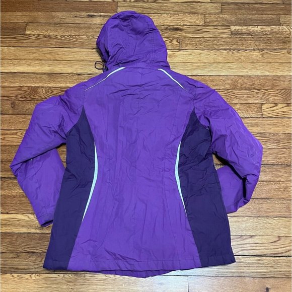 Zeroxposur Womens 3-in-1 Winter Jacket Size Medium Purple Hooded Insulated - Picture 9 of 9